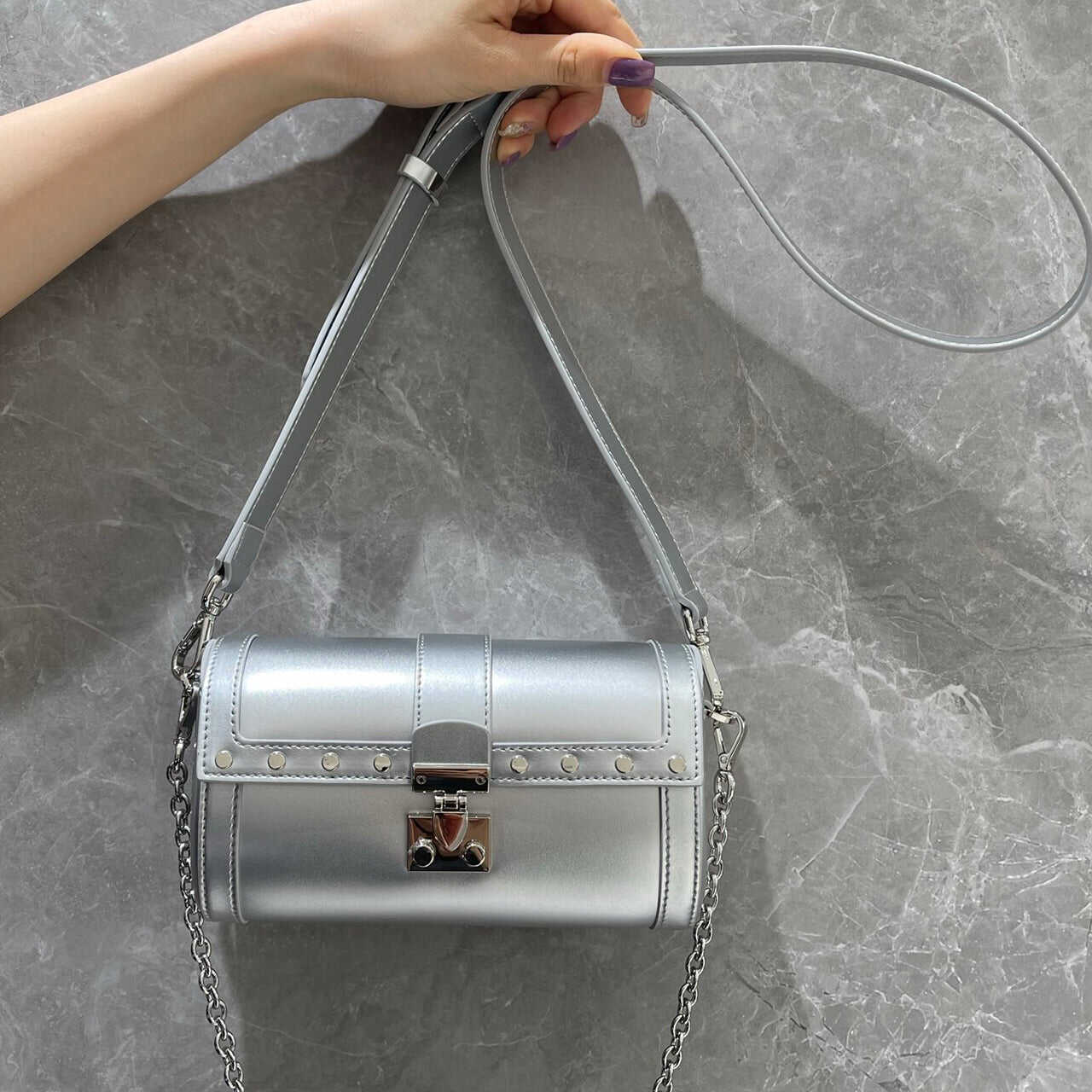 Women's bag exquisite high quality cowhide handbag flap bag shoulder bag crossbody bag