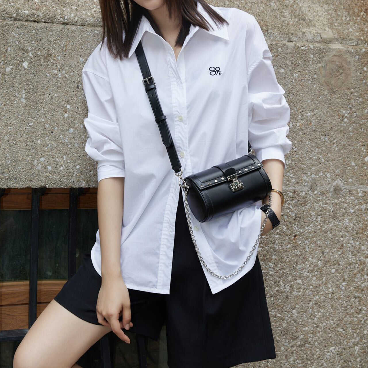 Women's bag exquisite high quality cowhide handbag flap bag shoulder bag crossbody bag