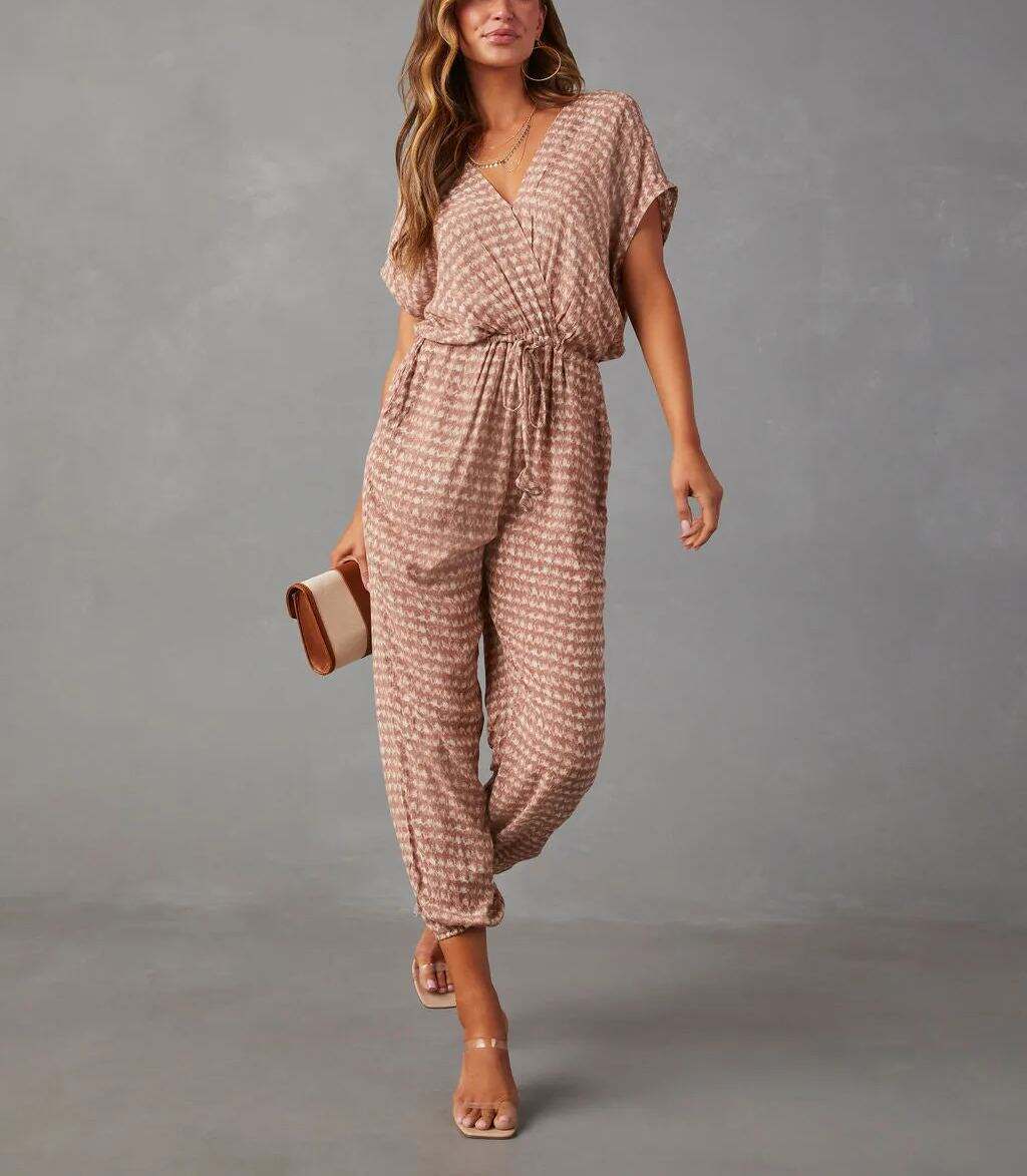 Printed Pocketed Jumpsuit