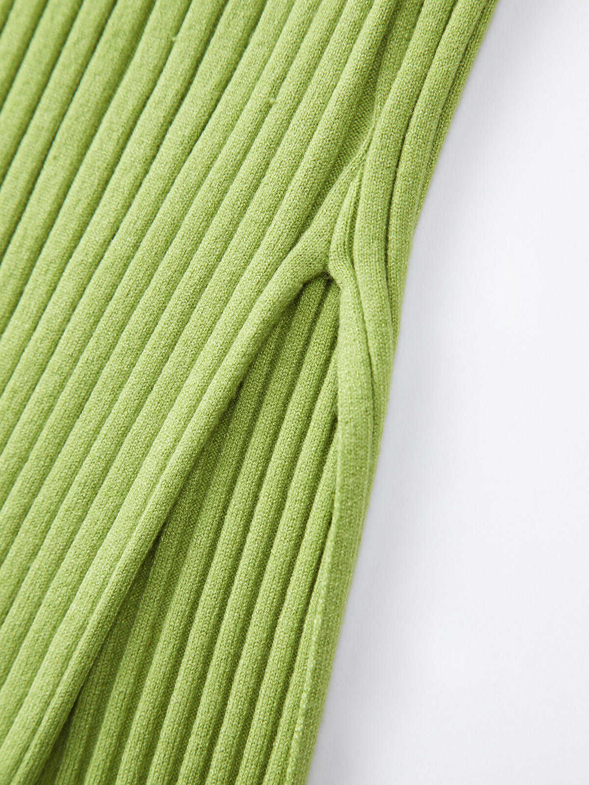 Slim Slit Sweater Dress