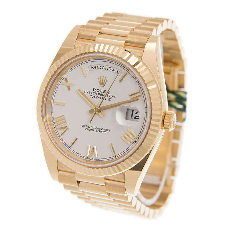 Rolex Day-Date 228238 40mm 18KT Yellow Gold Stainless Steel Automatic White Dial