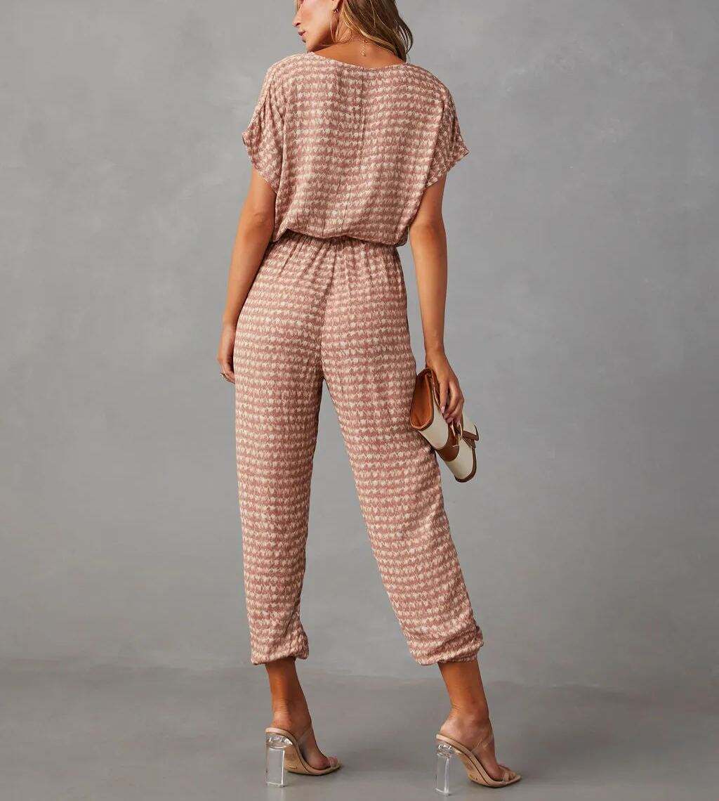 Printed Pocketed Jumpsuit