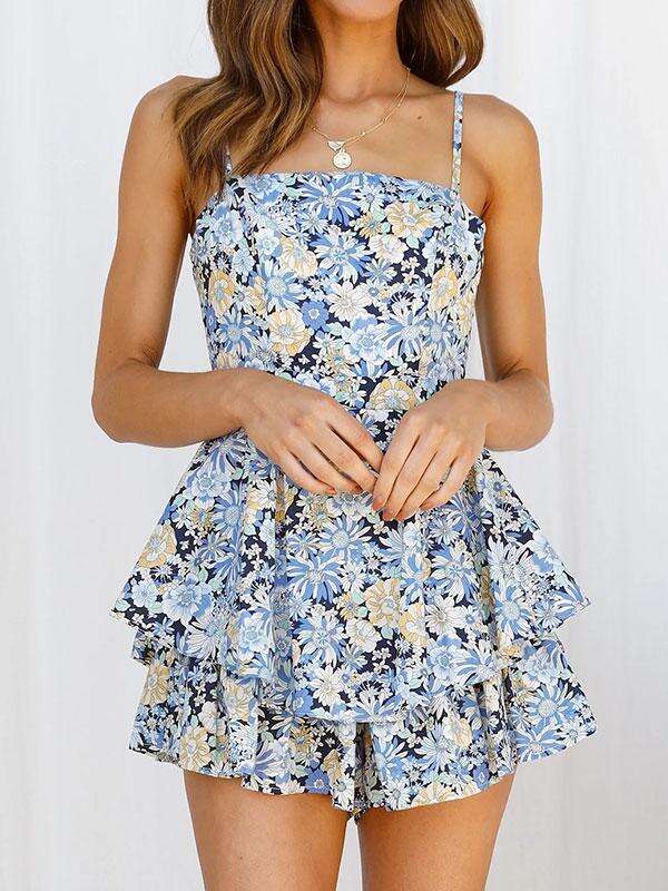 Floral playsuit