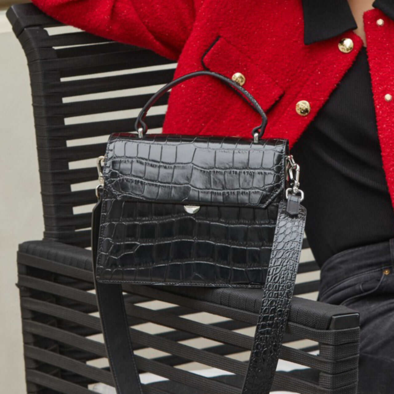 Cowhide leather crossbody bag wide shoulder strap flap bag handbag