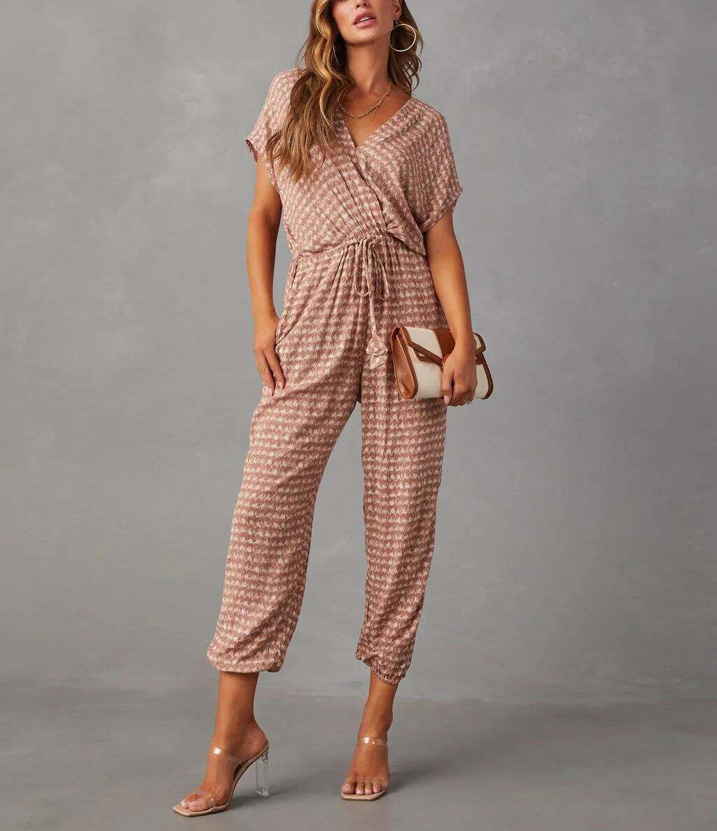 Printed Pocketed Jumpsuit