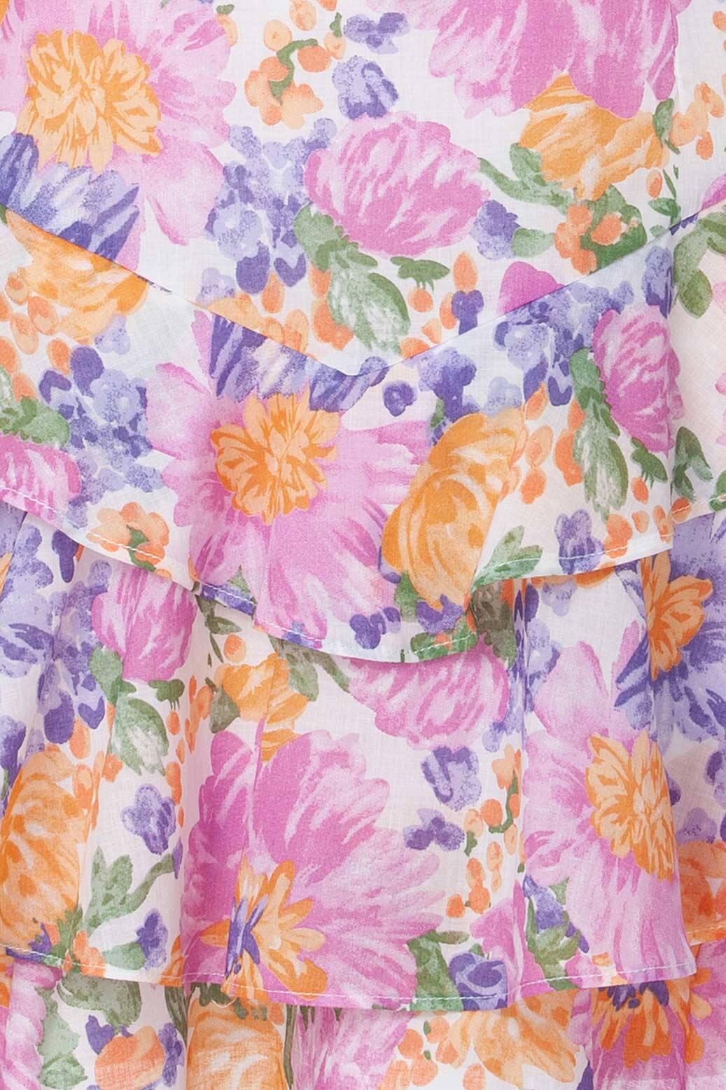 Floral print mini dress