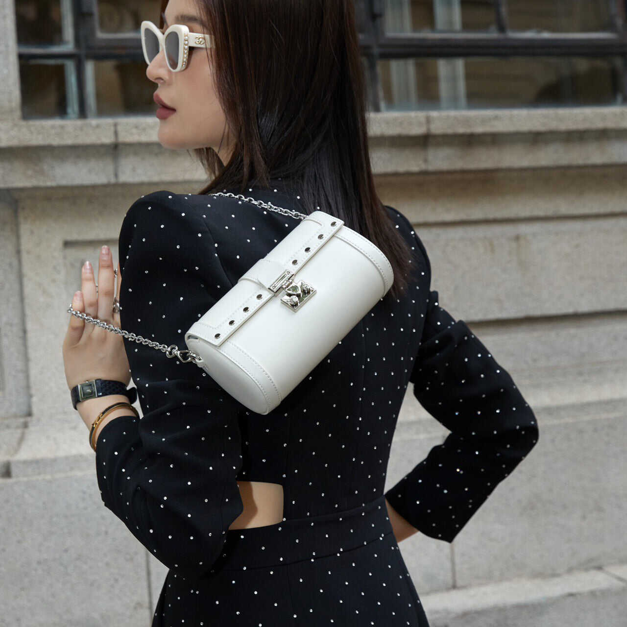 Women's bag exquisite high quality cowhide handbag flap bag shoulder bag crossbody bag