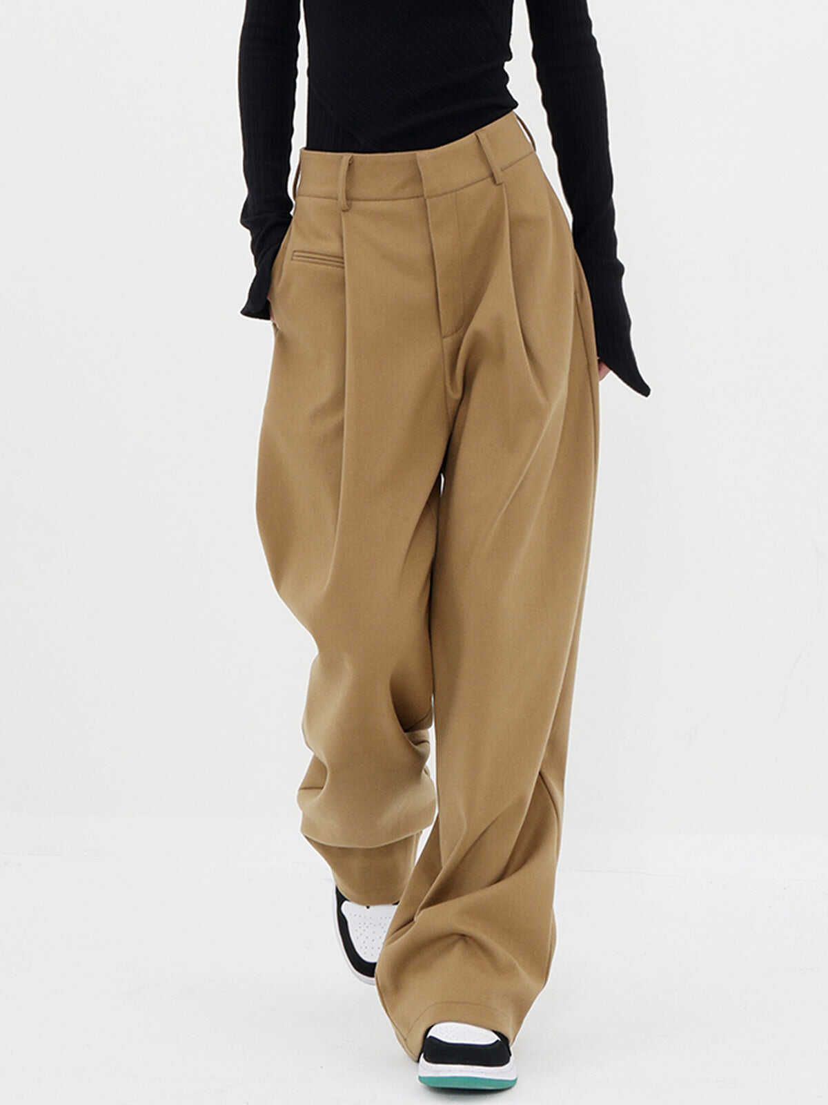 Basic Baggy Wide Leg Pants