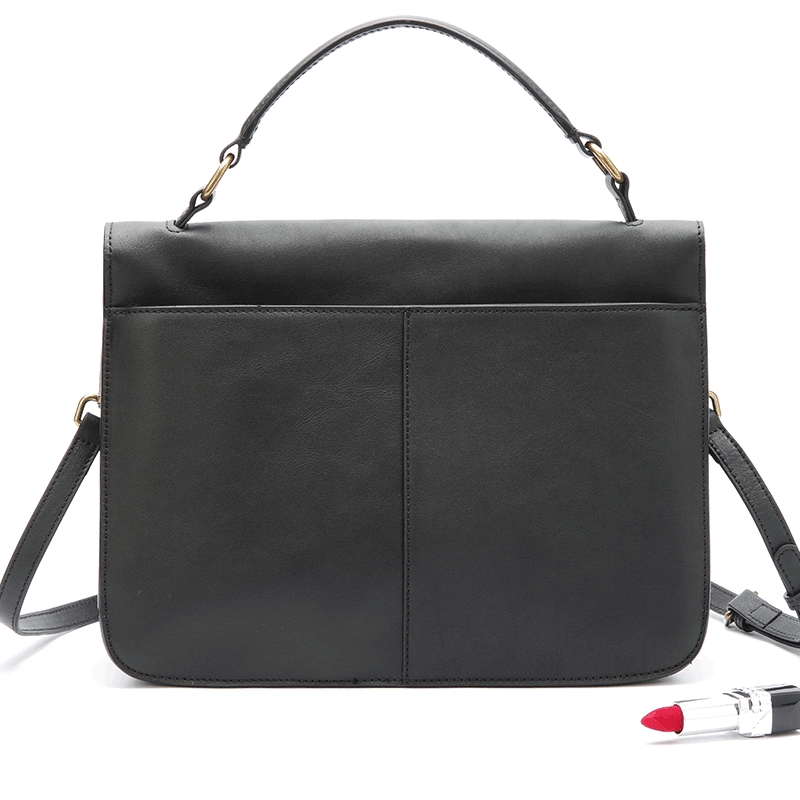【Big Messenger Bag】Sunset yellow head layer cowhide messenger bag handbag crossbody dual-use bag