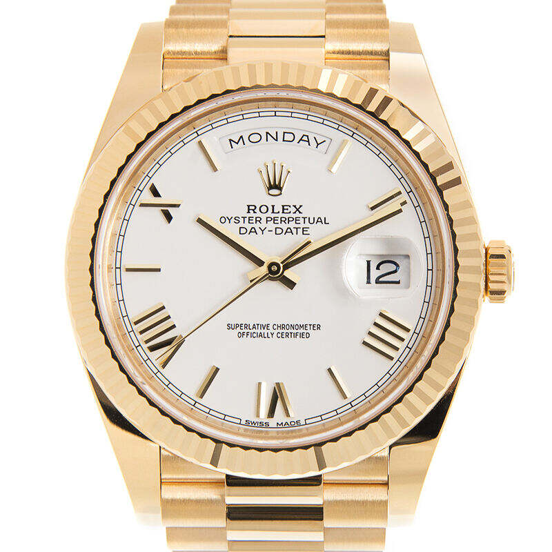 Rolex Day-Date 228238 40mm 18KT Yellow Gold Stainless Steel Automatic White Dial