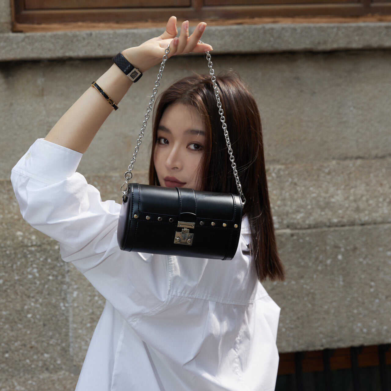 Women's bag exquisite high quality cowhide handbag flap bag shoulder bag crossbody bag