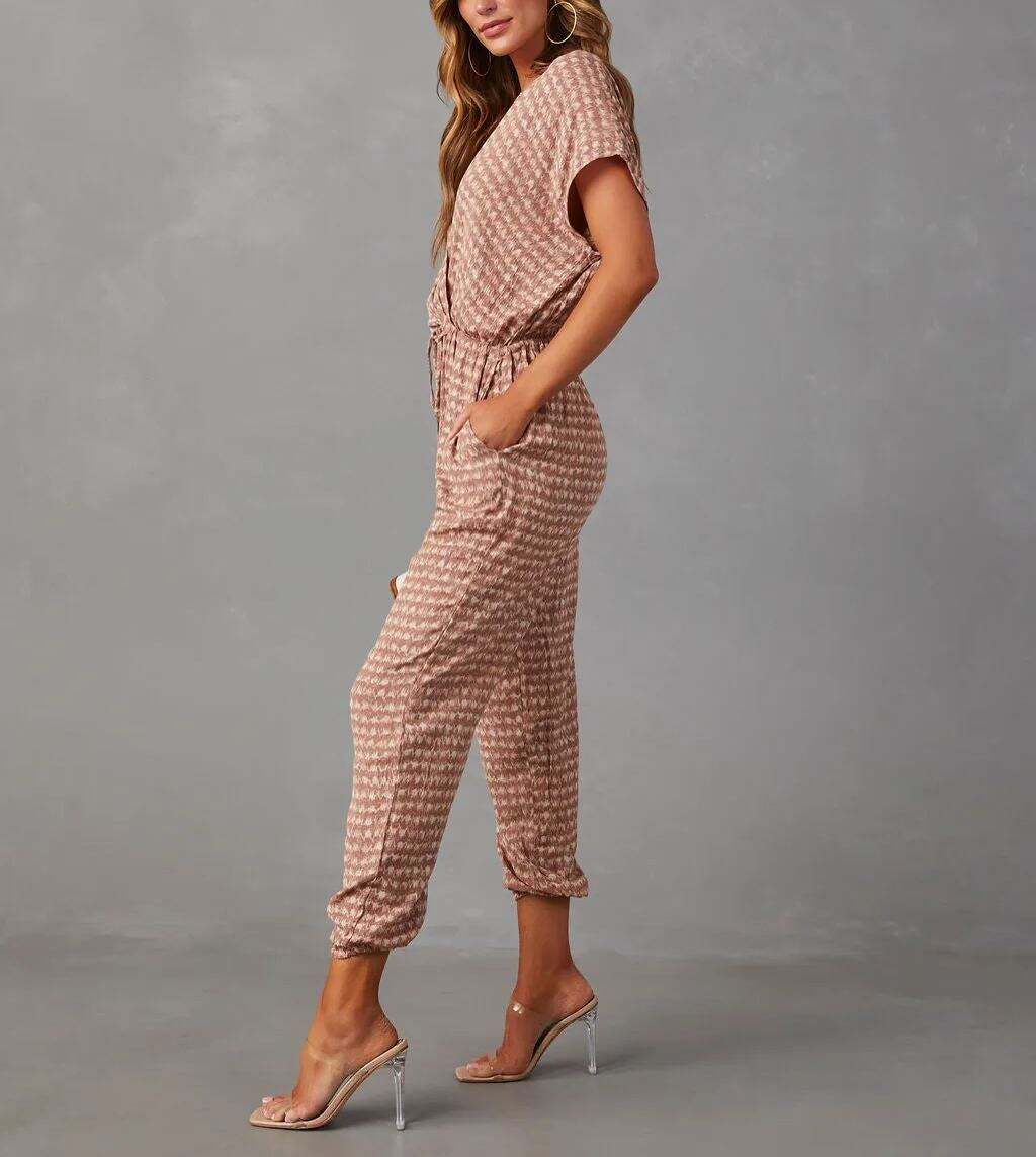 Printed Pocketed Jumpsuit